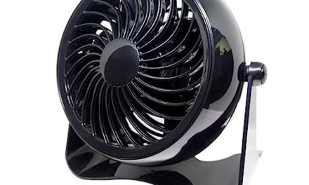 Whisper-Quiet Turbo Fan for Office Cooling