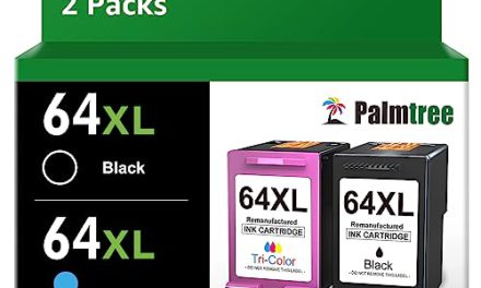 Boost Your Print Quality with Palmtree Remanufactured 64XL Ink Cartridges!