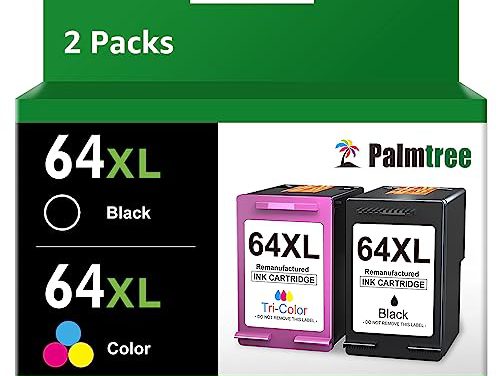 Boost Your Print Quality with Palmtree Remanufactured 64XL Ink Cartridges!