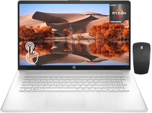 Unleash Power: HP’s 2023 Touchscreen Laptop with HD+ Display, Ryzen 5, 32GB RAM, 1TB SSD, Wi-Fi 6, Windows 11 Home + JAWFOAL Bundle