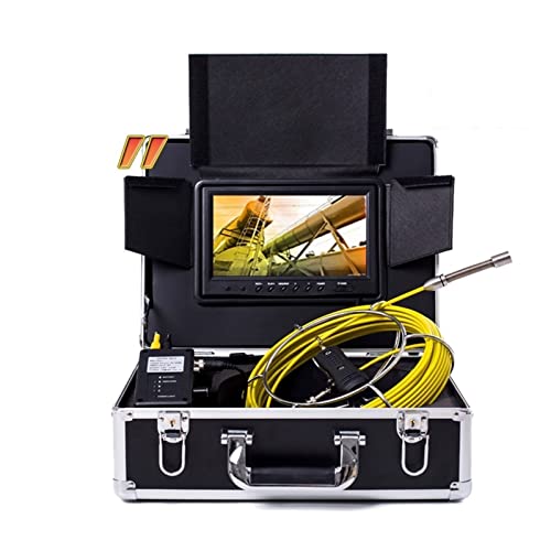 Discover the Ultimate Pipe Inspection Camera for Industrial Endoscope – IP68 Waterproof, 9″ Monitor & 8GB DVR!