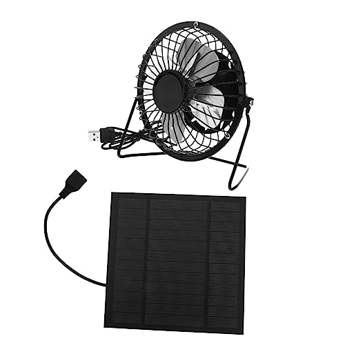 Portable USB Cooling Fan: Stay Cool Anywhere with Solar Power!