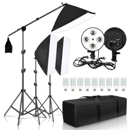 Capture Stunning Images with LLLY 50x70cm Four Lamp Softbox Kit