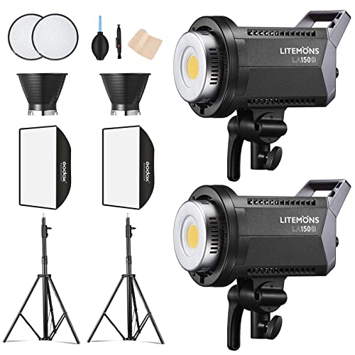 Powerful 380W Daylight LED Light Kit for Studio Photography