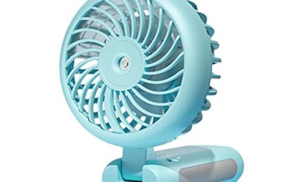 Silent Cooling: Baoblaze Mini Handheld Fan for On-The-Go Comfort!