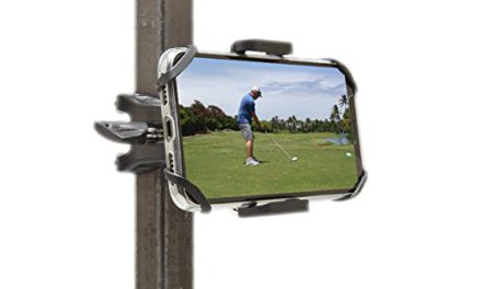 Record Your Swing with Golf Gadgets® – Mount Your Phone on Your Golf Cart or Pull Cart for the Perfect Shot (Bar Mount)