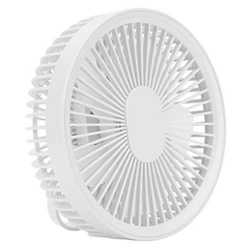 Powerful Dual-Purpose Desk Fan: 2-in-1 Camping Ceiling Fan, Breezy 360° Airflow, Car & Office Essential
