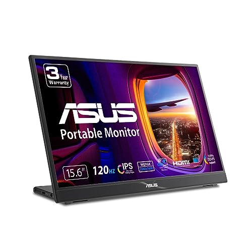 Portable ASUS ZenScreen: Crisp Display, Eye Care, Tripod Mountable