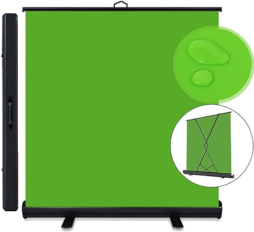 Portable Green Screen with Stand for Video, Gaming, and Photography