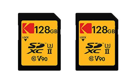 Kodak’s High-Speed 128GB Ultra Pro SDXC Memory Card Duo
