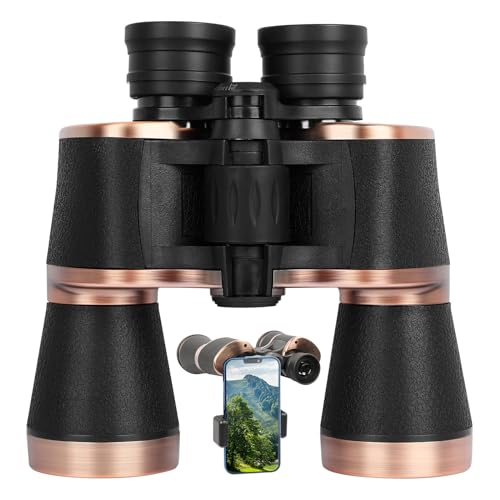 Powerful Night Vision Binoculars for Adults: 20×50, Waterproof, Ideal for Bird Watching, Sightseeing, Travel, Football Games, Stargazing