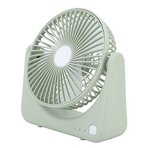 Whisper-Quiet USB Desk Fan: Portable, Adjustable, Powerful! (Green)