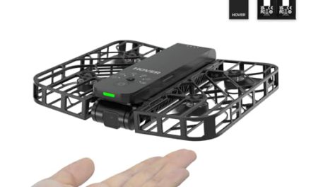 Capture stunning videos with the compact, self-flying HOVERAir X1 drone
