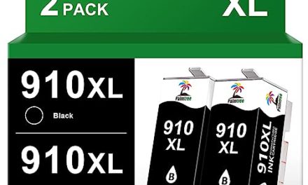 Boost Print Quality! 910XL Black Ink for HP Printers