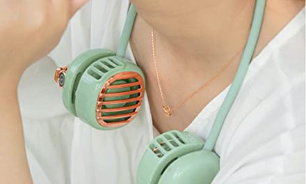 Stay Cool Anywhere with Hands-Free Neck Fan