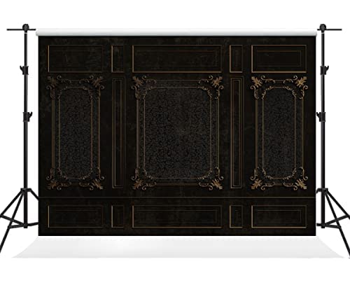 Stunning 10×8ft Vintage Black Backdrop: Perfect for Captivating Photography & Videos!