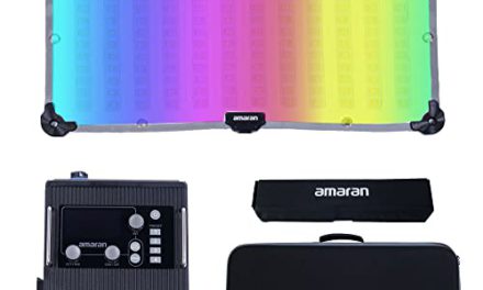 Foldable RGBWW LED Light Panel for Vibrant Video Studio Lighting
