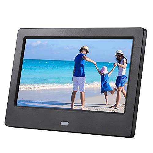 7″ High-Res Digital Photo Frame: Stunning Display, Image Preview, Auto On/Off, Remote Control