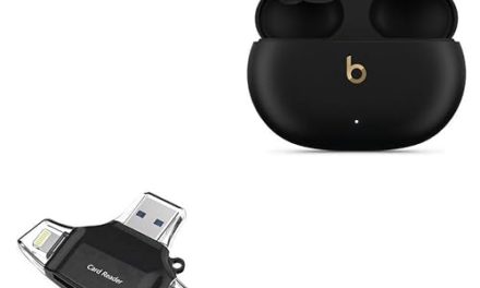 Enhance Your Beats Experience: BoxWave Studio Buds+ AllReader – USB Jet Black