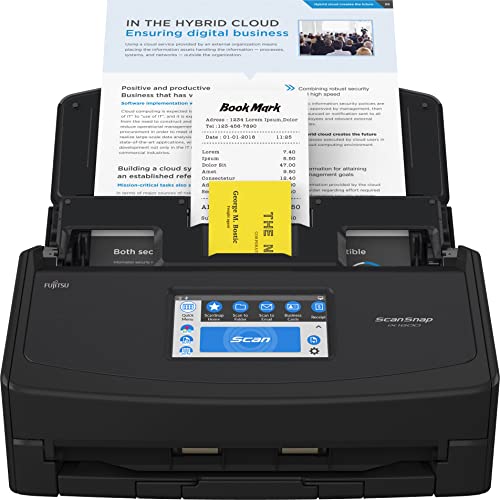 Upgrade Your Scanning Experience: iX1600 Premium Duplex Scanner with 4-Year Protection Plan