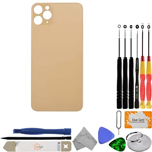 Upgrade Your iPhone 11 Pro Max: Golden Back Glass & Tool Kit