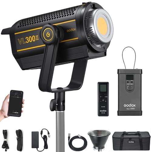 Powerful Godox VL300II LED Video Light for Stunning Studio Photography