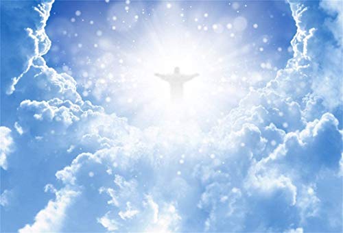 Heavenly Christ: Enchanting Paradise Sky – Ideal for Christmas, Baptism, Kids’ Birthday