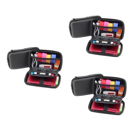 Organize, Protect & Carry: Earbud Holder + Headphone Pouch + Travel Storage Box