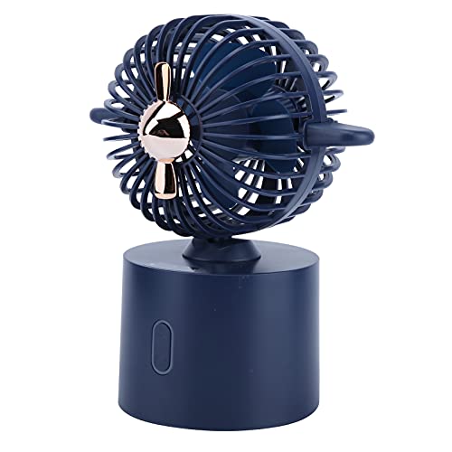 Portable Blue Fan for Office, Home, and Car