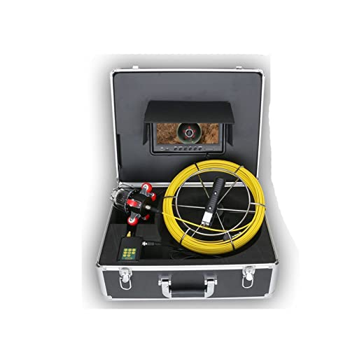 High-Tech Pipe Inspection Kit: Record, Rotate, and Measure