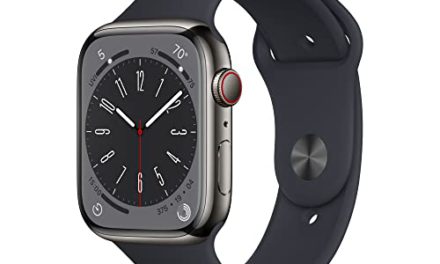 Revamped Apple Watch 8: GPS + Cellular, Graphite Stainless Steel, Midnight Sport Band – Limited Stock!