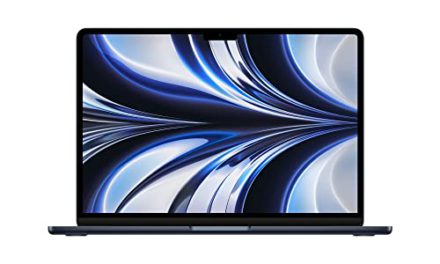 Experience the Power: Apple’s Upgraded 2022 MacBook Air M2 Chip – 13-inch, 8GB RAM, 512GB SSD Storage – QWERTY English – Midnight Edition (Renewed Premium)