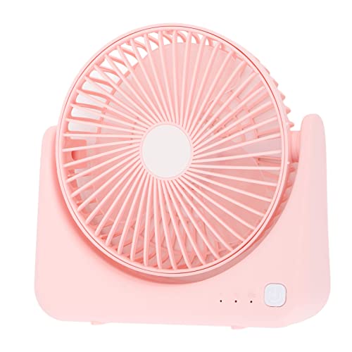 Powerful Pink USB Desk Fan for Office Travel