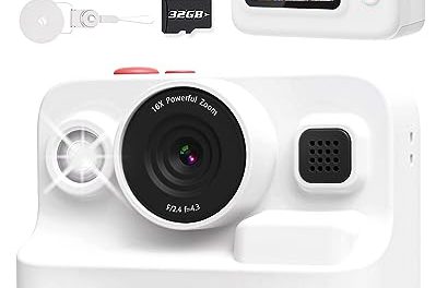 Capture Joy: Anchioo Kids Camera – Instant Print, HD, 32G SD Card – Perfect Christmas Gift