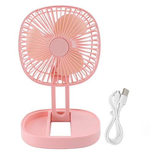 Portable USB Desktop Fan – Low-Noise, Aromatic, Folding – Perfect for Home, Office, and Travel