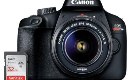 Capture Stunning Photos & Videos with Canon Rebel T100 DSLR