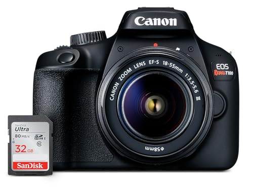 Capture Stunning Photos & Videos with Canon Rebel T100 DSLR