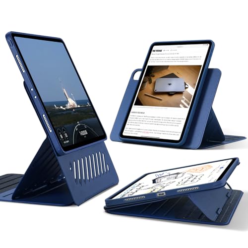 Powerful ESR iPad Pro 12.9 Case: Magnetic, Adjustable Stand, Stunning Blue