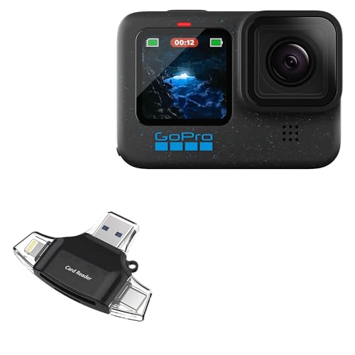 Ultimate GoPro Hero 12 Companion: BoxWave AllReader – Jet Black