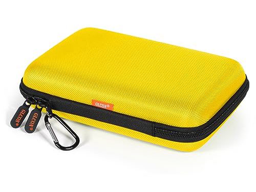 Vibrant Yellow Shockproof Gadget Bag – Organize and Protect Electronics