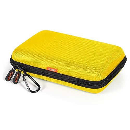 Vibrant Yellow Shockproof Gadget Bag – Organize and Protect Electronics