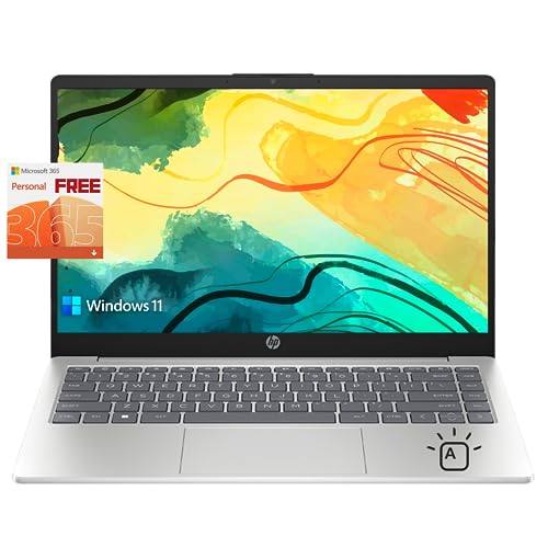 Powerful HP Laptop: Stunning 14″ Display, 16GB RAM, 1TB Storage, Backlit Keyboard, Fast Processor, Type-C, Fast Charge, Windows 11S + Accessories