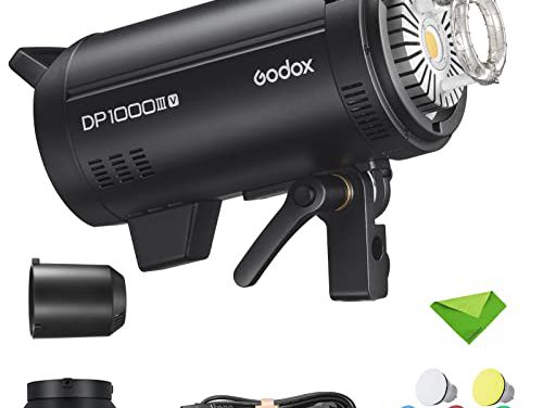 Powerful Studio Flash: Godox DP1000III-V with Lightning Fast Recycle Time and Stunning Flash Duration