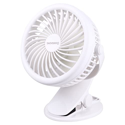 Portable USB Mini Fan for Office – Silent, Battery Operated & Clip-On