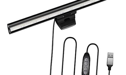 Enhance Work Efficiency with Adjustable USB Monitor Lamp