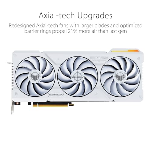 Unleash Powerful Gaming with ASUS TUF GeForce RTX™ 4070 Ti OC White Edition