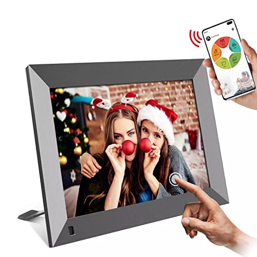 Share Photos Anywhere: Digital Photo Frame with WiFi, 10.1″ Display, Instant App & Cloud Sharing