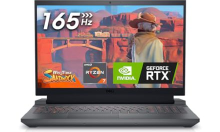 Immerse in High-Speed Gaming: Dell G15 5535 Laptop, Ryzen 7, GeForce RTX 4060