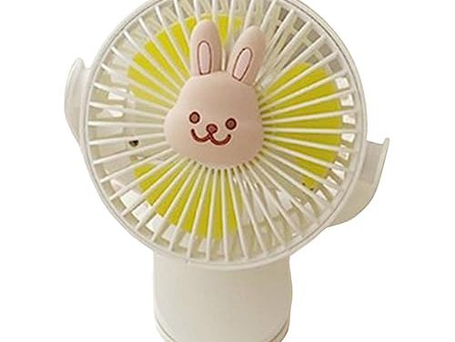 Whisper-Quiet Rechargeable Clip Fan: Your Portable Personal Cooling Companion