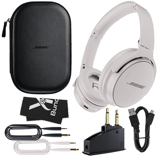 Upgrade to Bose QC45 Bundle – Fly in Peace with Bluetooth Wireless Noise Cancelling Headphones